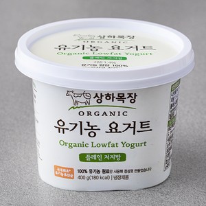 상하목장 유기가공식품인증 요거트 저지방, 400g, 1개