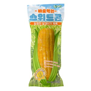 타다 스위트콘 싱글콘 옥수수, 340g, 1개