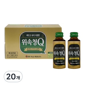 익수제약 위속청Q, 100ml, 20개