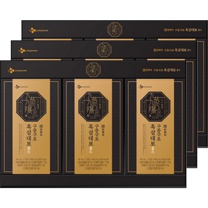 한뿌리 구증구포 흑삼대보 골드 30p, 3개, 1200ml