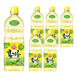 오뚜기 콩기름, 500ml, 6개