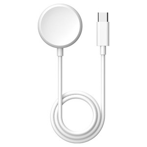루아러블 갤럭시워치 충전기 케이블 무선 충전 충전독 USB-C타입, 화이트
