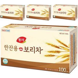 동서 한잔용 보리차, 1.5g, 100개입, 4개