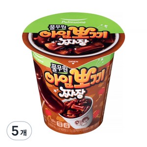 풀무원 아임뽀끼 짜장 떡볶이, 100g, 5개