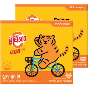 비타500 데일리 스틱 멀티비타민, 140g, 2개