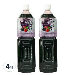 파낙스 참다음 복분자 음료베이스, 1.5L, 4개