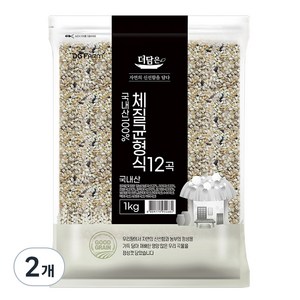 더담은 100% 국산 체질균형식 12곡, 1kg, 2개