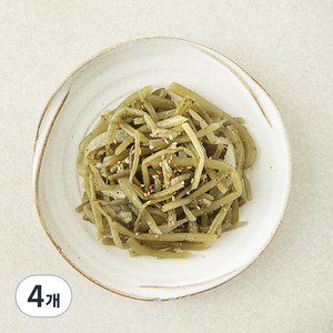 집반찬연구소 들깨 고구마 줄기 볶음, 80g, 4개