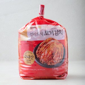 곰곰 전라도식 포기김치 (냉장), 3.3kg, 1개