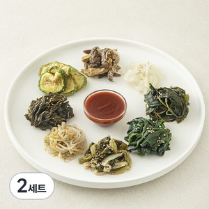 집반찬연구소 8종 건나물 비빔밥 세트 350g, 2세트