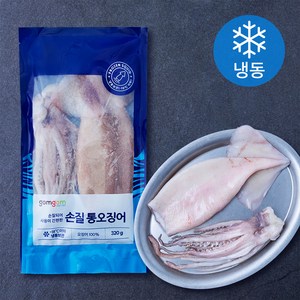 곰곰 손질 통오징어, 320g, 1팩