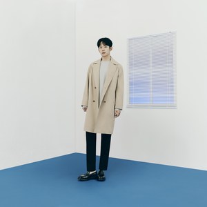 마인드브릿지 남성용 아크릴 밀라노 세미오버 라운드넥 니트 MUKT2102, 민트