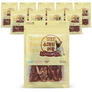 수제의여왕 강아지 간식, 소고기스테이크, 70g, 10개