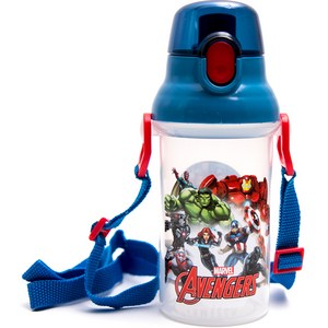 스케이터 원터치 물통, 마블, 400ml