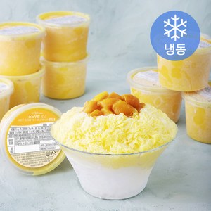 흥국에프엔비 스노우빙 망고 샤베트 (냉동), 3600g, 1개