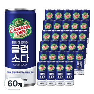 캐나다드라이 클럽소다, 250ml, 60개