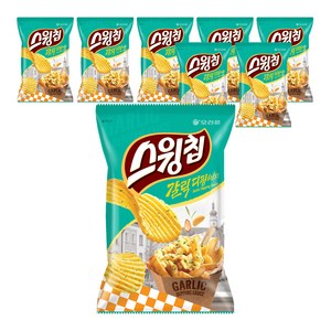 스윙칩 갈릭디핑소스맛, 60g, 8개