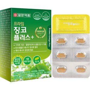 일양약품 프라임 징코 플러스 15g, 30정, 1개