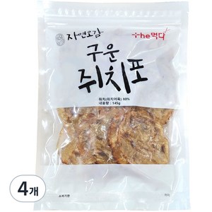 더먹다 구운쥐치포, 145g, 4개