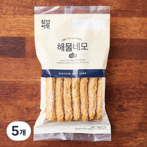 삼진어묵 해물네모 어묵, 280g, 5개