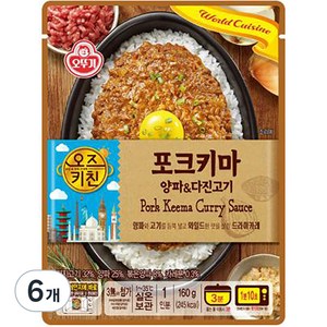 오뚜기 오즈키친 포크키마, 160g, 6개