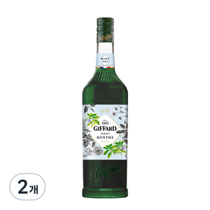 지파드 민트 시럽, 2개, 1L