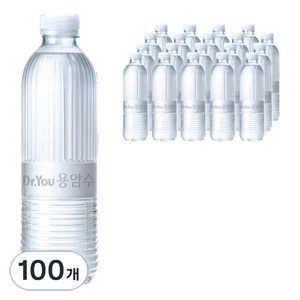 오리온제주용암수 닥터유 무라벨, 530ml, 100개