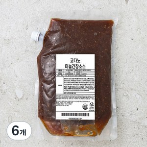 코다노 마늘간장 소스, 2kg, 6개