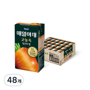 매일야채 고농축 당근의 힘, 125ml, 48개