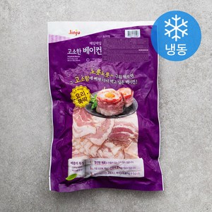 진주햄 매일매일 고소한 베이컨 (냉동), 1kg, 1개