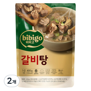 비비고 갈비탕, 400g, 2개