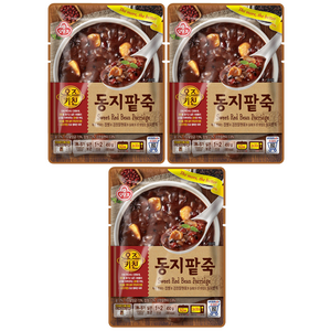 오즈키친 동지팥죽, 450g, 3개