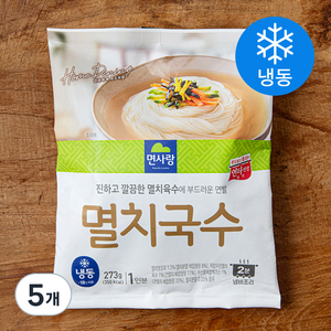 면사랑 멸치국수 1인분 (냉동), 273g, 5개