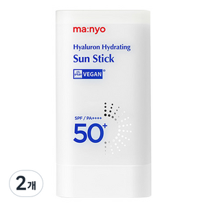 마녀공장 히알루론 하이드레이팅 선스틱 SPF50+ PA++++, 2개, 18g