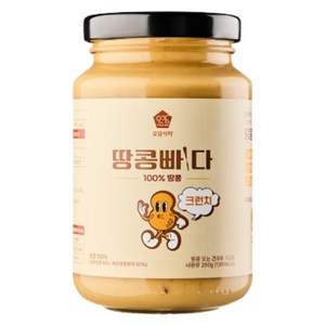 오감식탁 땅콩빠다 크런치 잼, 260g, 1개