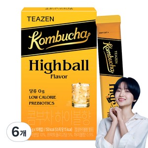 티젠 콤부차 하이볼향, 5g, 10개입, 6개