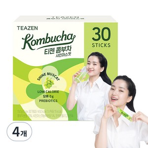 티젠 콤부차 샤인머스캣, 5g, 30개입, 4개