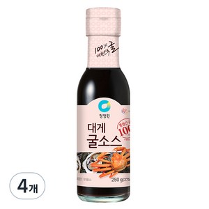 청정원 대게 굴소스, 250g, 4개