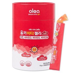 올레아 올키 비타 젤리 아연 사과맛 55p, 825g, 1개