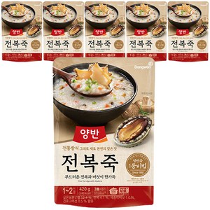 양반 전복죽, 420g, 6개