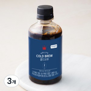 할리스 콜드브루 커피 원액, 300ml, 3개