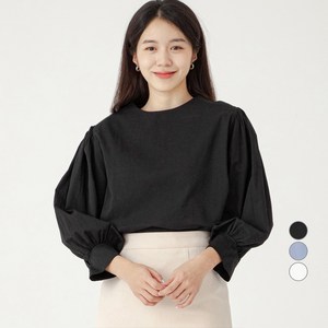 캐럿 여성용 퍼프 소매 블라우스