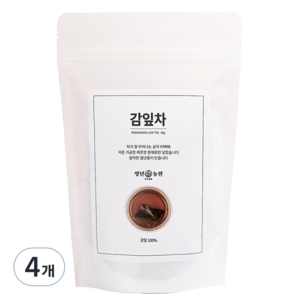 청년농원 저온가공 감잎차 삼각티백, 1g, 50개입, 4개