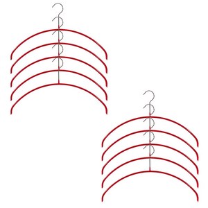 마와 논슬립 옷걸이 이코노믹 40P 라운드, 펄레드, 10개