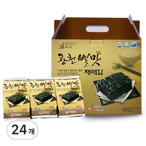 광천별맛김 재래김 15g, 24개