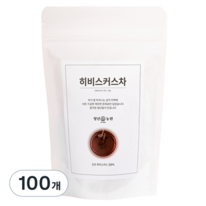 청년농원 저온가공 히비스커스 삼각티백, 1g, 50개입, 2개