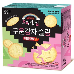 해태제과 구운감자 슬림 매콤한맛, 240g, 1개