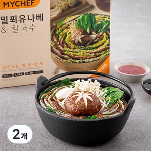 마이셰프 밀푀유나베 & 칼국수 밀키트 2~3인분, 1.044kg, 2개