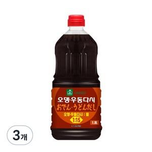 이엔푸드 이엔 오뎅 우동다시, 1.8L, 3개