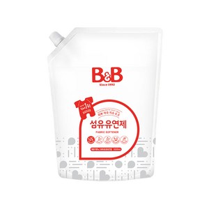 비앤비 섬유유연제 베르가못 앤 그레이프프루츠 리필형, 1.5L, 1개